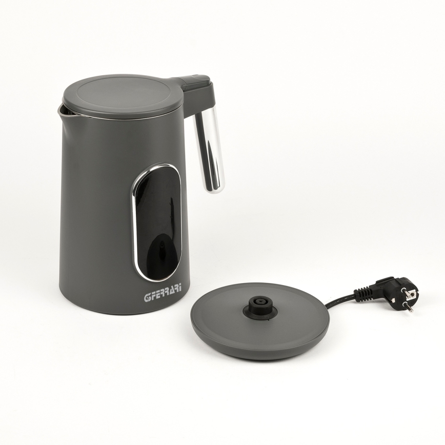 G3Ferrari G1020500 - Rýchlovarná kanvica 1,7 l TISANIERE 2200W/230V sivá