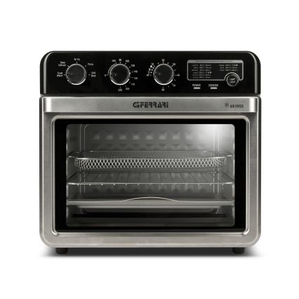 G3Ferrari G1022100 - Teplovzdušná rúra s fritézou 2000 W / 230 V, 32 l, nerez