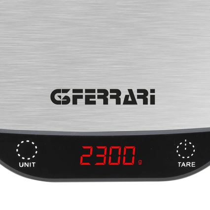 G3Ferrari G2009600 - Kuchynská váha PATTY 2xAAA nerezová