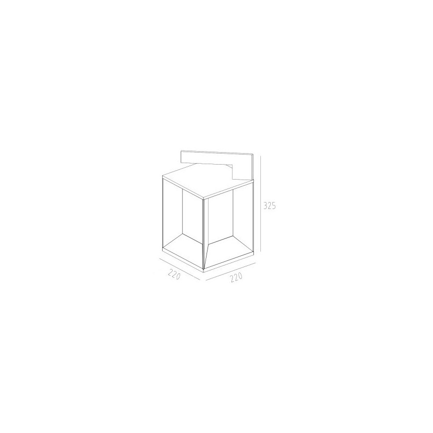Gardino LX1222 - LED Vonkajšie svietidlo ZAFFERANO LED/18W/230V IP65