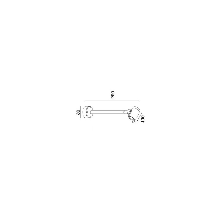 Gardino LX1674 - LED Vonkajšie nástenné bodové svietidlo ROSE LED/15W/230V IP65