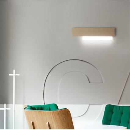 Gea Luce DOHA A P T - LED Nástenné svietidlo DOHA LED/15W/230V 40 cm béžová