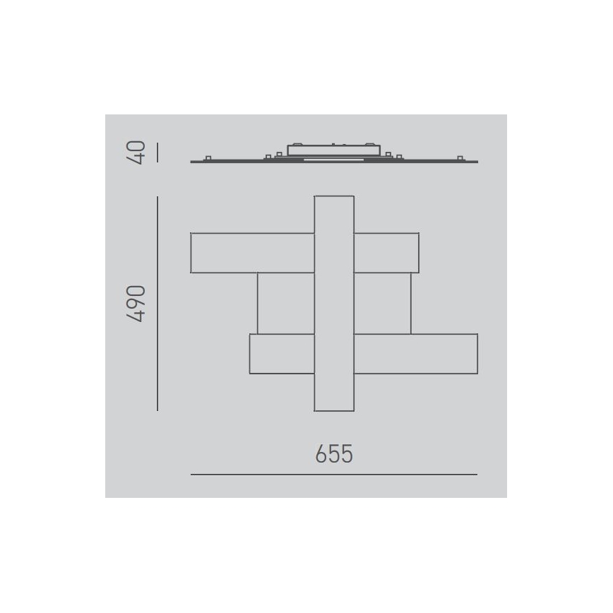 Gea Luce DOHA P P T - LED Stropné svietidlo DOHA LED/30W/230V 65,5 cm béžová