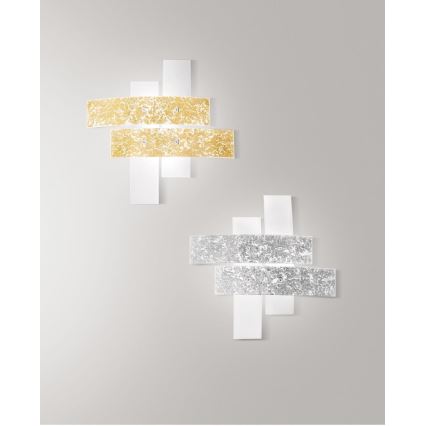 Gea Luce LARA P G arg - Stropné svietidlo LARA 4xE27/52W/230V 91 cm strieborná