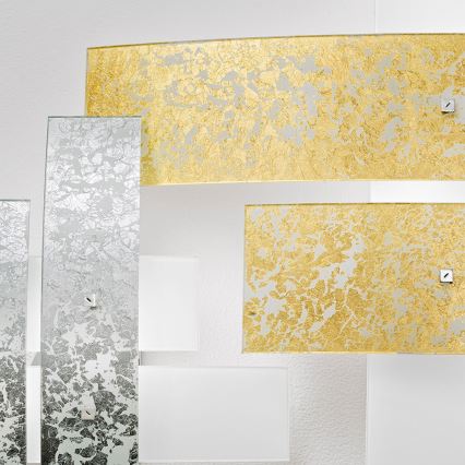 Gea Luce LARA P G oro - Stropné svietidlo LARA 4xE27/52W/230V 91 cm zlatá