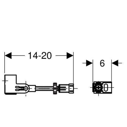 Geberit 111.835.00.1 - Sada na upevnenie do steny Duofix 2 ks