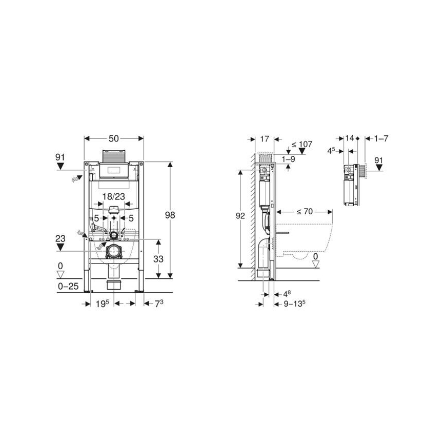 Geberit 115.063.21.1 - Zásuvka na tyčinku DuoFresh