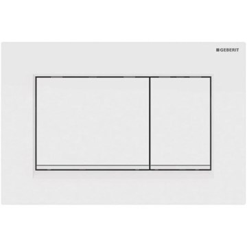 Geberit 115.883.11.1 - Splachovacie tlačidlo Sigma30 24,6x16,4 cm biela