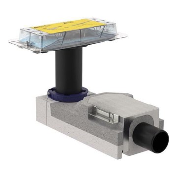 Geberit 154.150.00.1 - Sada na montáž odtokového žľabu CleanLine 90-220 mm