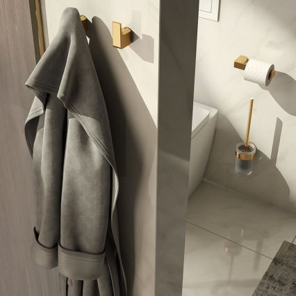 Gedy - Držiak na toaletný papier PIRENEI zlatý