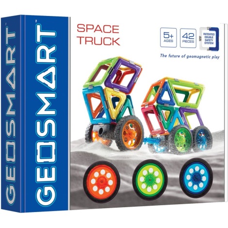 GeoSmart - Magnetická stavebnica Space Truck 42 ks