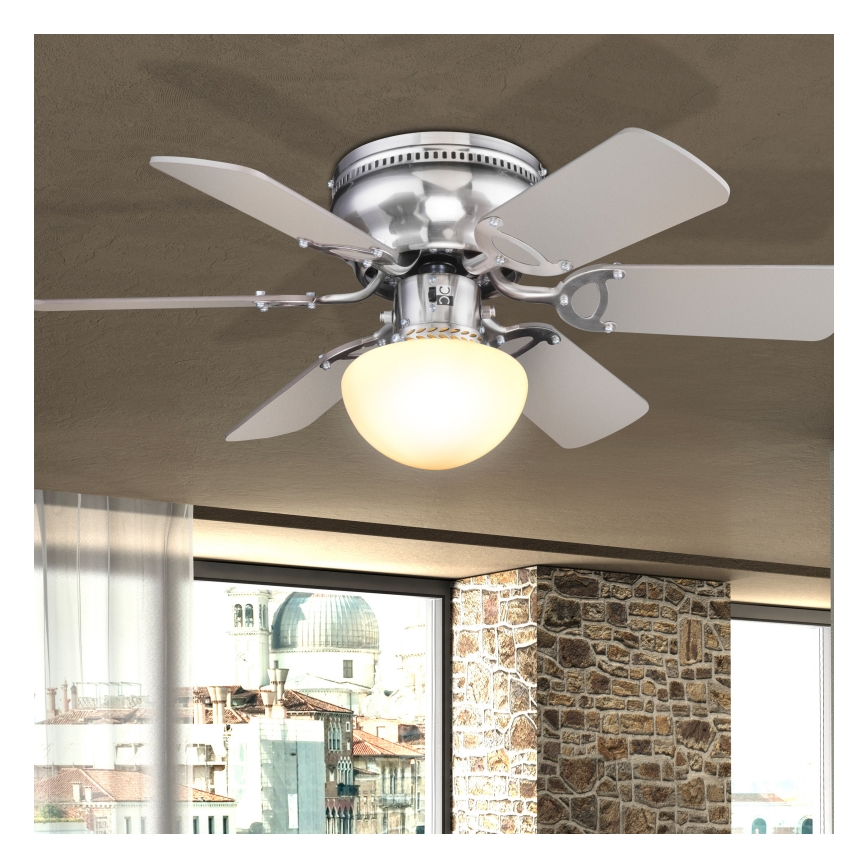 Globo - Stropný ventilátor 1xE27/60W/230V