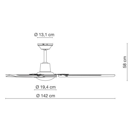 Globo - Stropný ventilátor