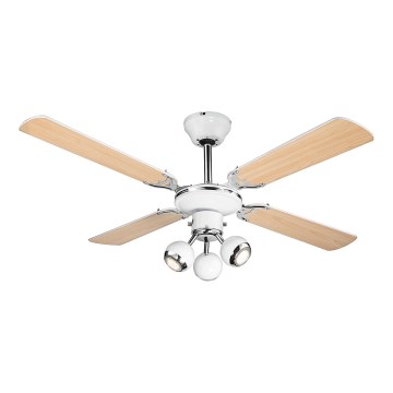 GLOBO 03351 - Stropný ventilátor DRAGONERA 3xGU10/3W/230V