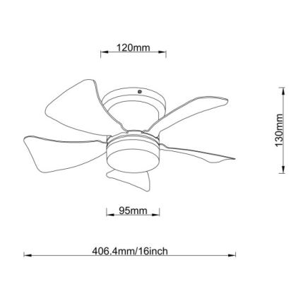 Globo - LED Stmievateľný stropný ventilátor LED/10W/230V 3000-6500K pestrofarebný + diaľkové ovládanie