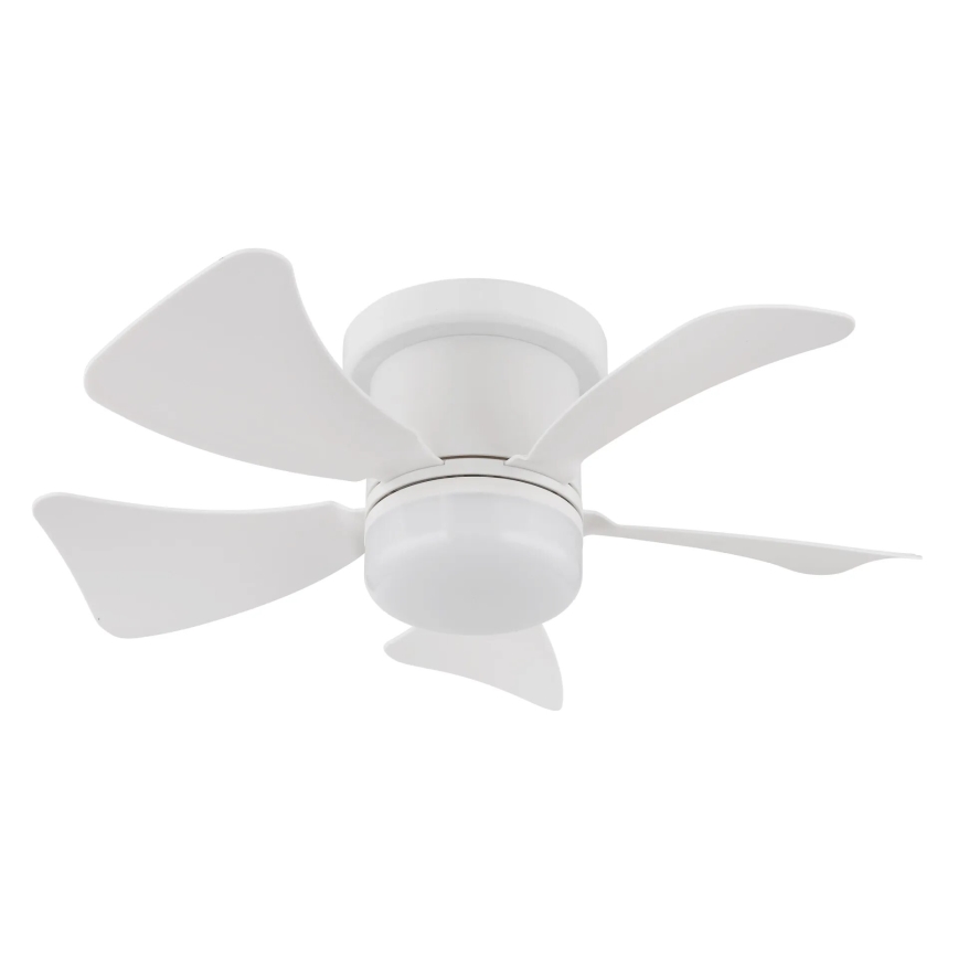 Globo - LED Stmievateľný stropný ventilátor LED/10W/230V 3000-6500K biela + diaľkové ovládanie