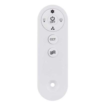 Globo - LED Stmievateľný stropný ventilátor LED/10W/230V 3000-6500K biela + diaľkové ovládanie