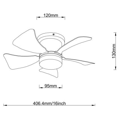 Globo - LED Stmievateľný stropný ventilátor LED/10W/230V 3000-6500K biela + diaľkové ovládanie
