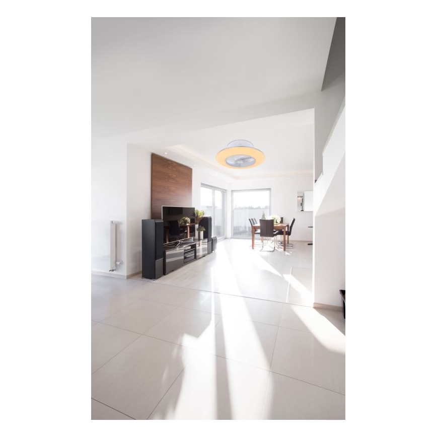 Globo - LED Stmievateľné stropné svietidlo s ventilátorom LED/40W/230V 3000-6000K + diaľkové ovládanie