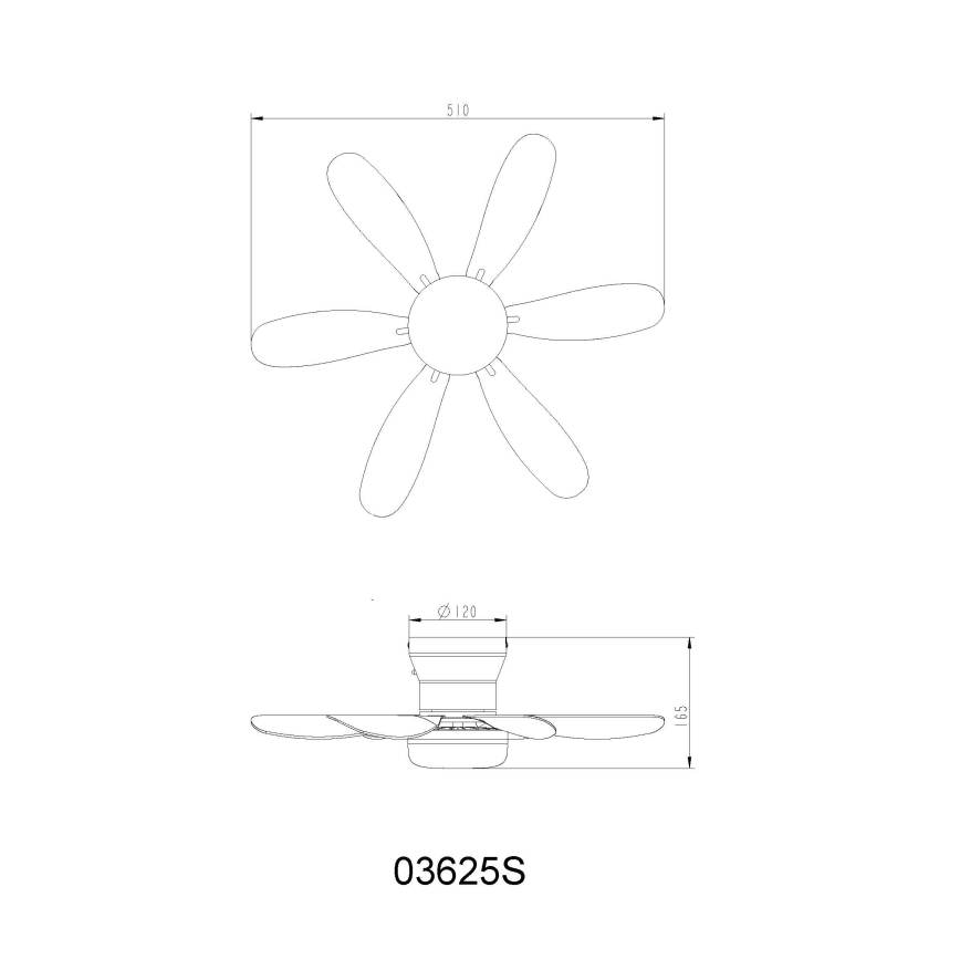 Globo - LED Stmievateľný stropný ventilátor LED/5W/230V 2700-6500K čierny + diaľkové ovládanie