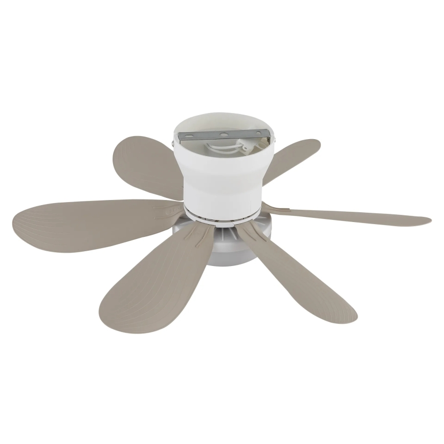 Globo - LED stmievateľný stropný ventilátor LED/5W/230V 2700-6500K béžový + diaľkové ovládanie