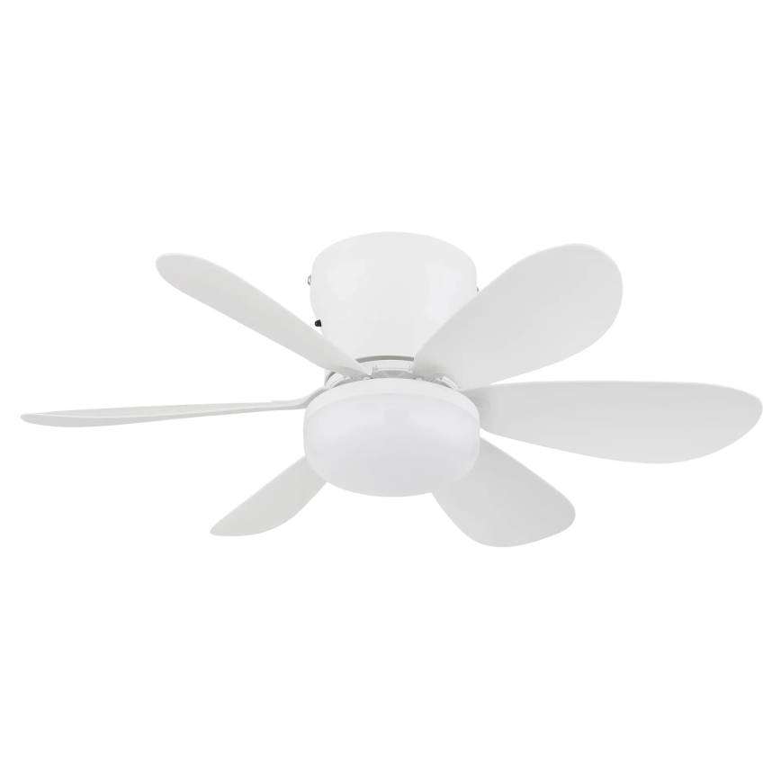 Globo - LED stmievateľný stropný ventilátor LED/5W/230V 2700-6500K biela + diaľkové ovládanie