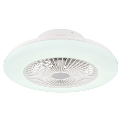 Globo - LED Stmievateľné stropné svietidlo s ventilátorom LED/30W/230V 3000-6500K + diaľkové ovládanie