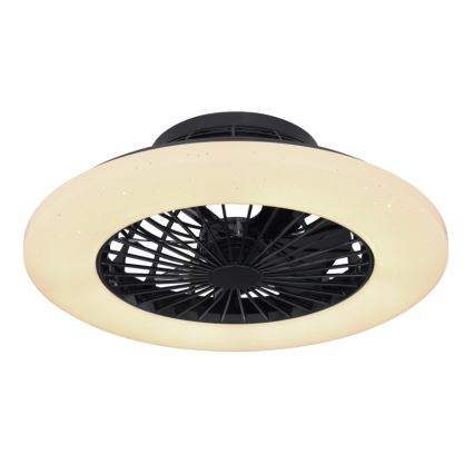 Globo - LED Stmievateľné stropné svietidlo s ventilátorom LED/30W/230V 3000-6500K + diaľkové ovládanie