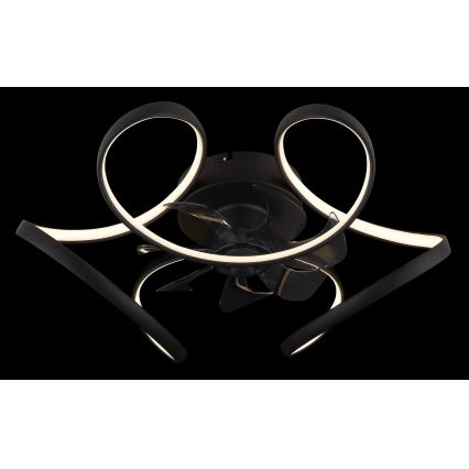 Globo - LED Stmievateľný stropný ventilátor LED/40W/230V 3000-6000K + diaľkové ovládanie
