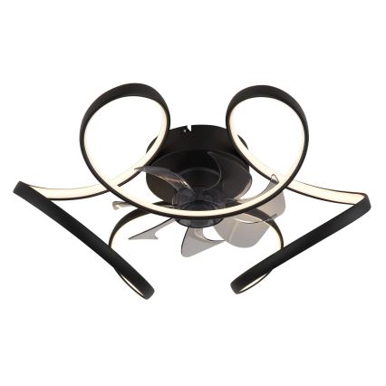 Globo - LED Stmievateľný stropný ventilátor LED/40W/230V 3000-6000K + diaľkové ovládanie