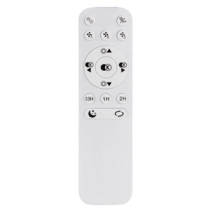 Globo - LED Stmievateľný stropný ventilátor LED/40W/230V 3000-6000K + diaľkové ovládanie