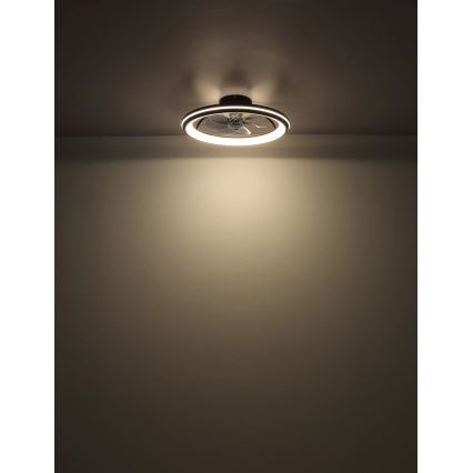 Globo - LED Stmievateľný stropný ventilátor LED/40W/230V 3000-6500K + diaľkové ovládanie