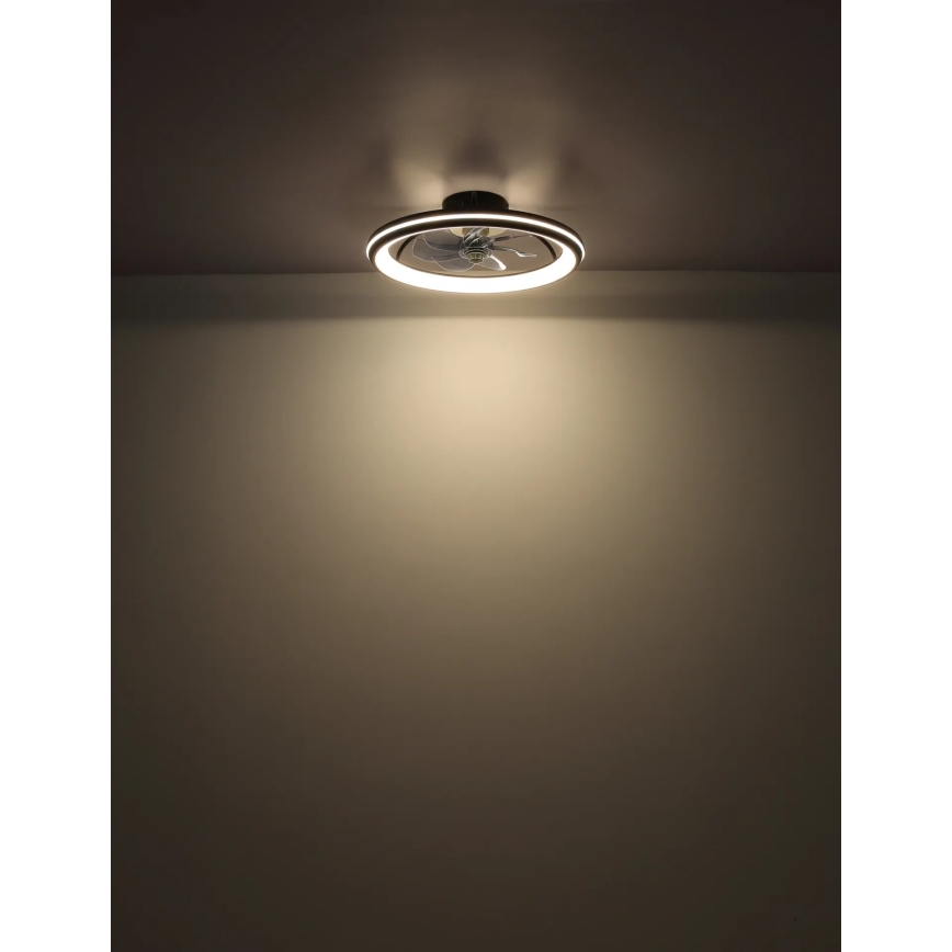 Globo - LED Stmievateľný stropný ventilátor LED/40W/230V 3000-6500K + diaľkové ovládanie