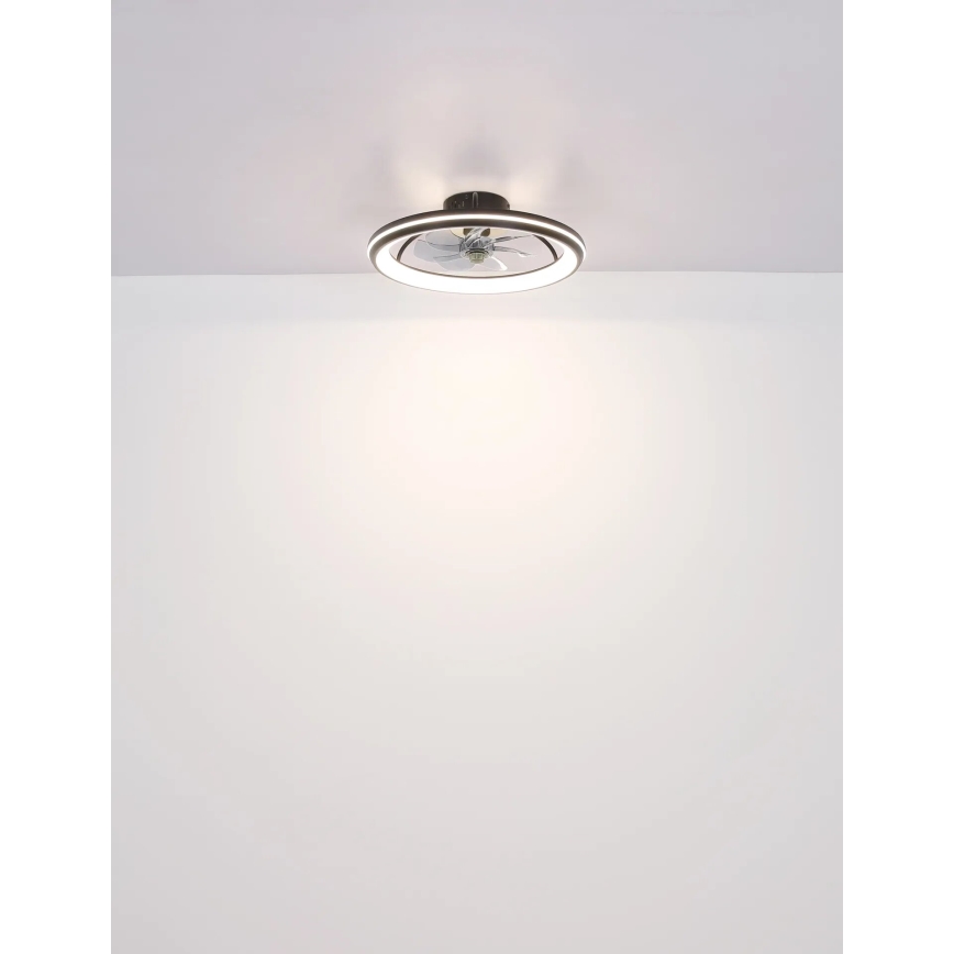 Globo - LED Stmievateľný stropný ventilátor LED/40W/230V 3000-6500K + diaľkové ovládanie