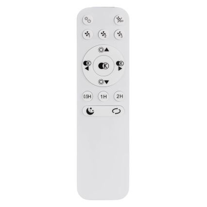 Globo - LED Stmievateľný stropný ventilátor LED/40W/230V 3000-6500K čierna + diaľkové ovládanie