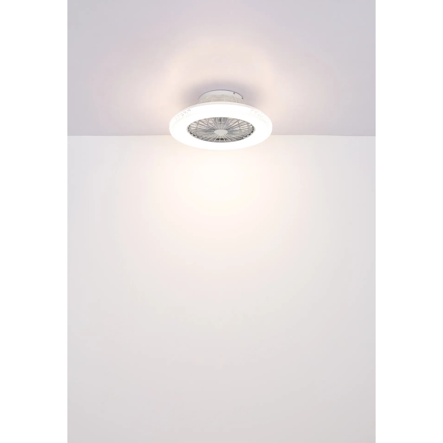 Globo - LED Stmievateľný stropný ventilátor LED/40W/230V 3000-6500K + diaľkové ovládanie