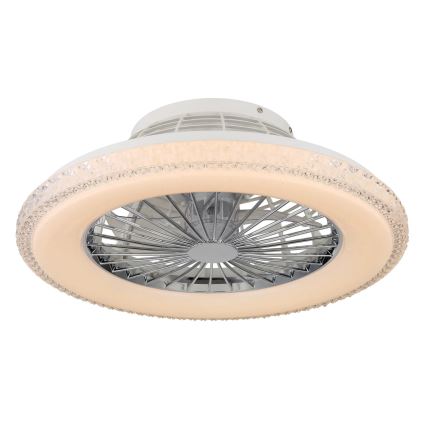 Globo - LED Stmievateľný stropný ventilátor LED/40W/230V 3000-6500K + diaľkové ovládanie