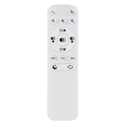 Globo - LED Stmievateľný stropný ventilátor LED/40W/230V 3000-6500K + diaľkové ovládanie