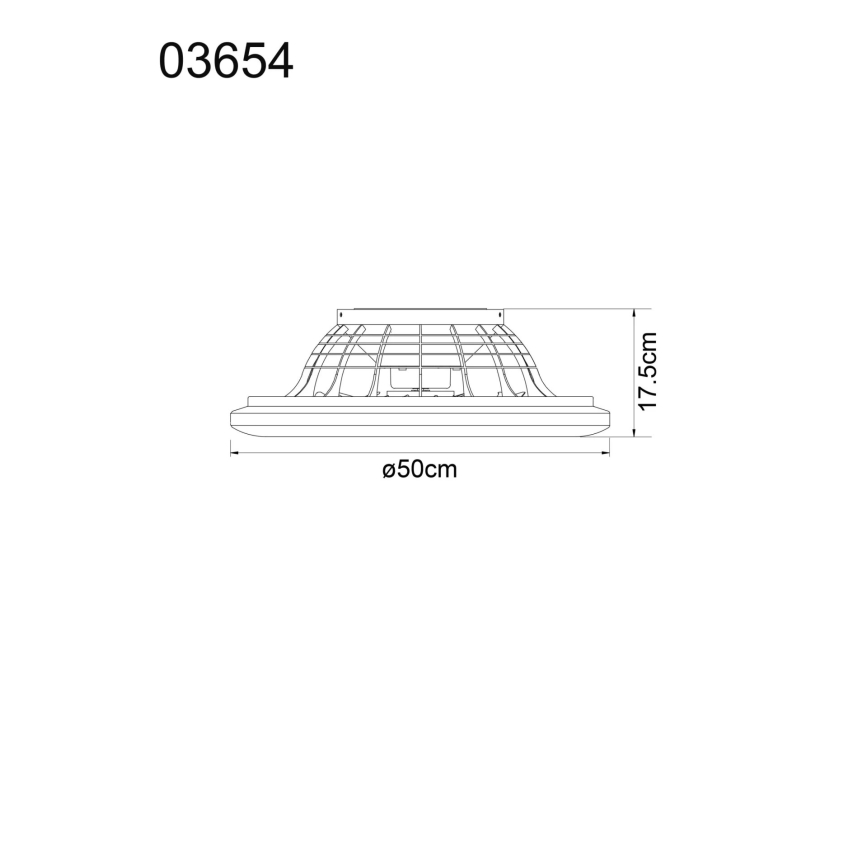 Globo - LED Stmievateľný stropný ventilátor LED/40W/230V 3000-6500K + diaľkové ovládanie