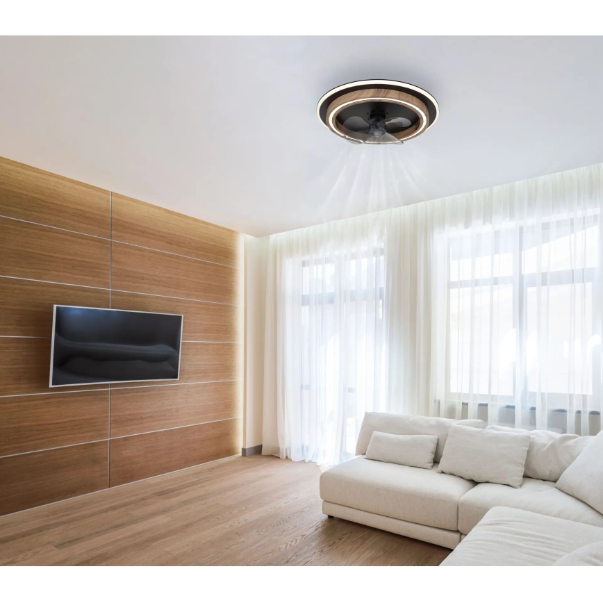 Globo - LED Stmievateľný stropný ventilátor LED/32W/230V 2700-6500K + diaľkové ovládanie