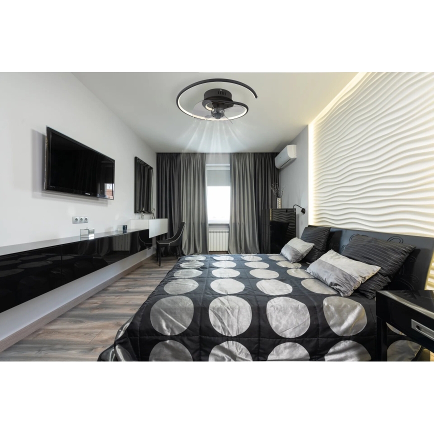 Globo - LED Stmievateľný stropný ventilátor LED/30W/230V 2700-6500K + diaľkové ovládanie