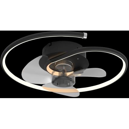 Globo - LED Stmievateľný stropný ventilátor LED/30W/230V 2700-6500K + diaľkové ovládanie