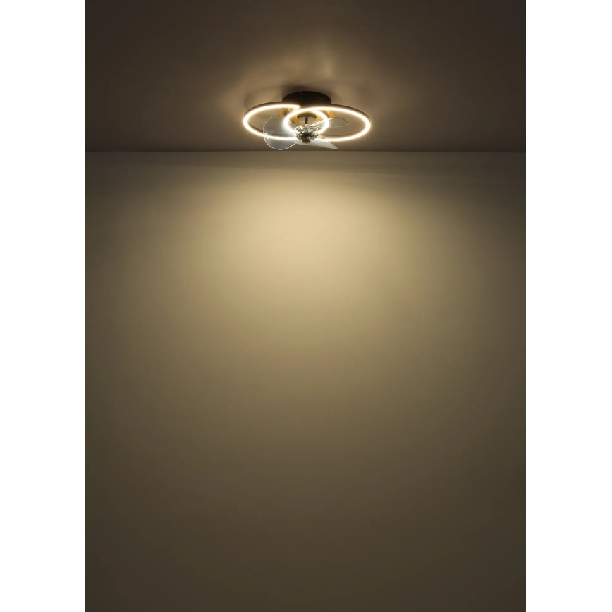 Globo - LED Stmievateľný stropný ventilátor LED/24W/230V 2700-6500K + diaľkové ovládanie