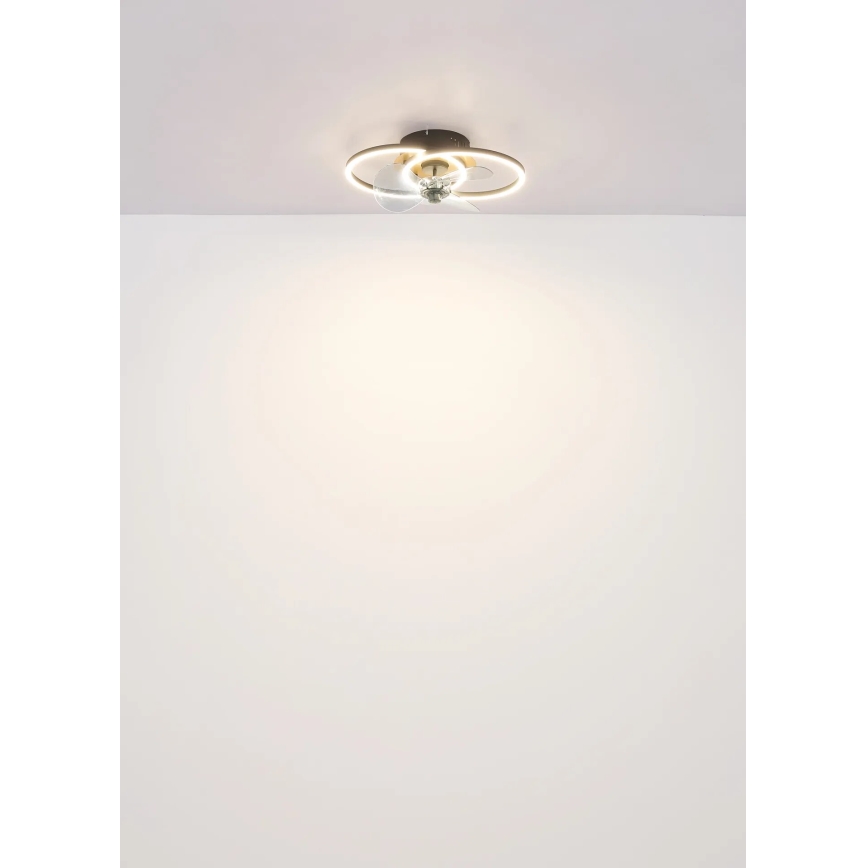 Globo - LED Stmievateľný stropný ventilátor LED/24W/230V 2700-6500K + diaľkové ovládanie
