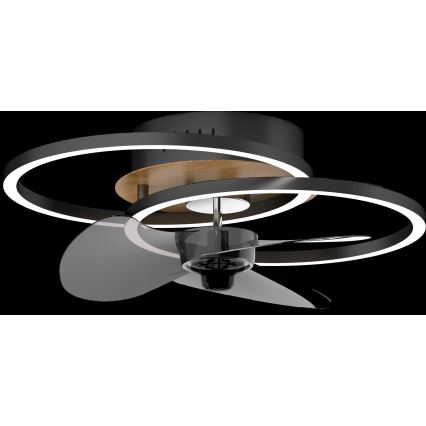 Globo - LED Stmievateľný stropný ventilátor LED/24W/230V 2700-6500K + diaľkové ovládanie