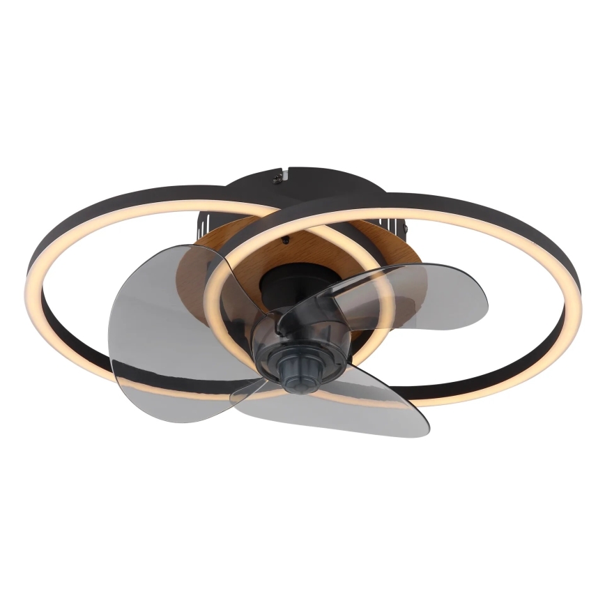Globo - LED Stmievateľný stropný ventilátor LED/24W/230V 2700-6500K + diaľkové ovládanie