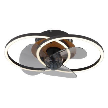 Globo - LED Stmievateľný stropný ventilátor LED/24W/230V 2700-6500K + diaľkové ovládanie
