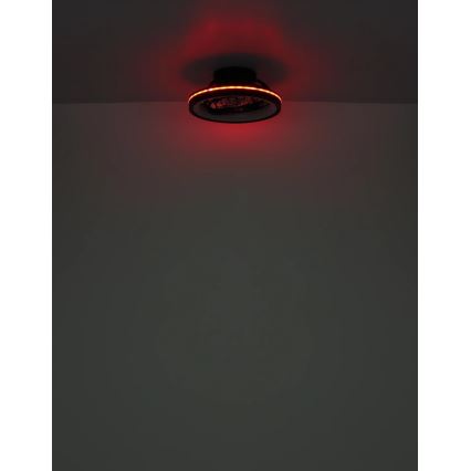 Globo - LED RGB Stmievateľný stropný ventilátor LED/40W/230V 2700-6500K + diaľkové ovládanie