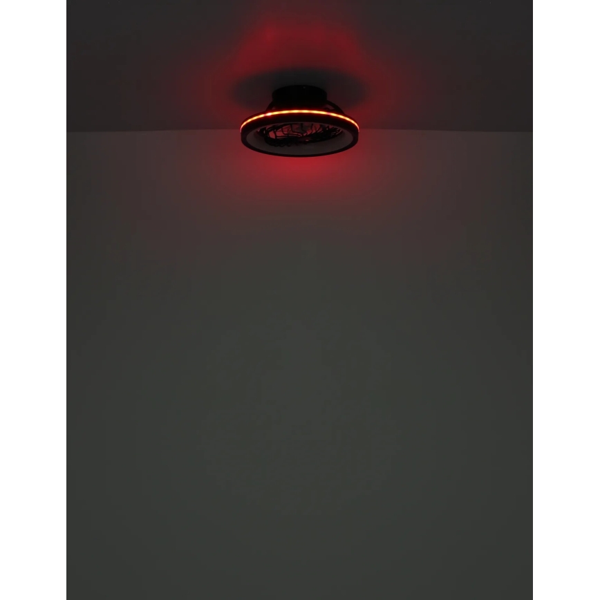Globo - LED RGB Stmievateľný stropný ventilátor LED/40W/230V 2700-6500K + diaľkové ovládanie