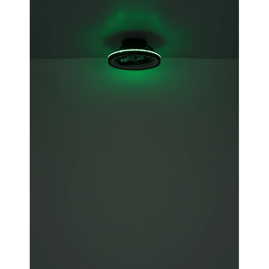 Globo - LED RGB Stmievateľný stropný ventilátor LED/40W/230V 2700-6500K + diaľkové ovládanie